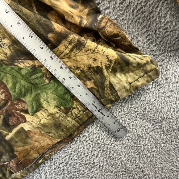 Vintage Ace Sportswear Shirt Mens 2XL Green Advantage Camo All Over USA Mock 90s - Picture 3 of 11